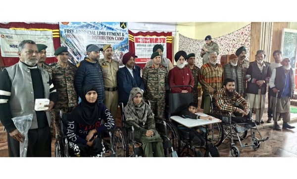 253 persons benefit from free artificial limbs camp in Uri 253 persons benefit from free artificial limbs camp in Uri