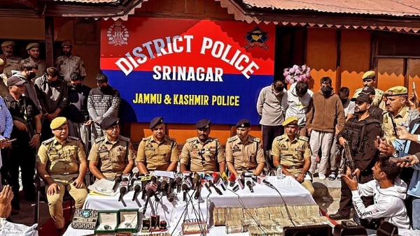 Srinagar Police Bust Inter-State Narcotics Network, Eight Arrested