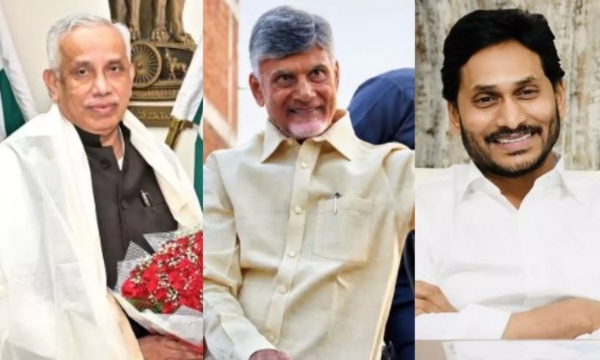 Andhra Governor, CM Chandrababu Naidu, Jagan Mohan Reddy