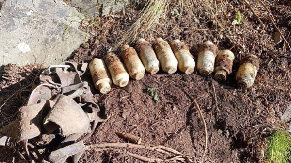 9 UBGL Grenades Among Ammunition Recovered From Forest Cave