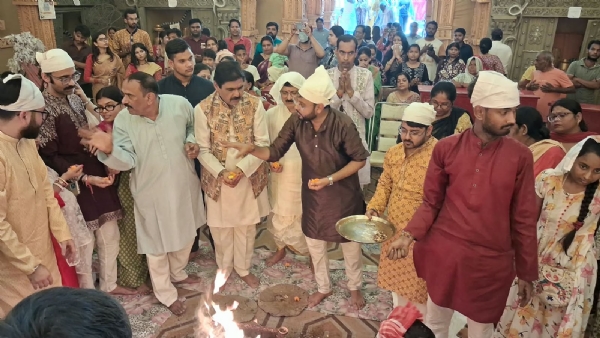 Centenary year of Bai Ka Bagh Durga Puja Barwari concluded with Purnahuti havan