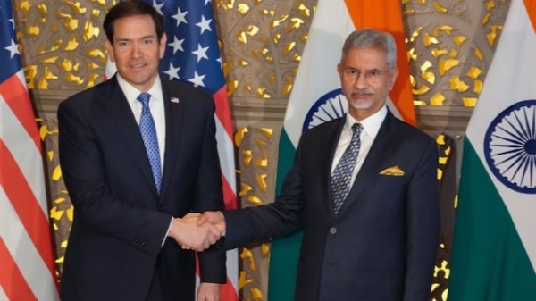 US Secretary of State Marco Rubio with EAM S.Jaishankhar