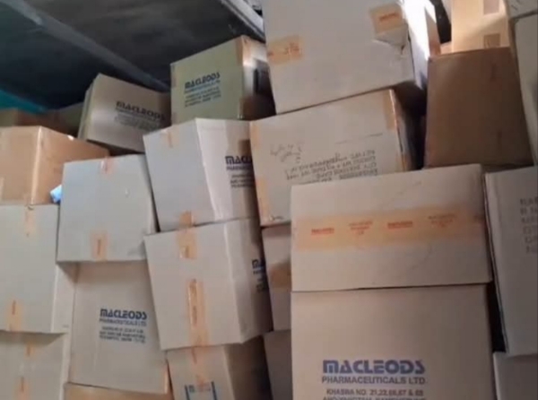 Image of the Stolen Medicines Worth Nearly ₹6 Crore Seized In Nalbari.