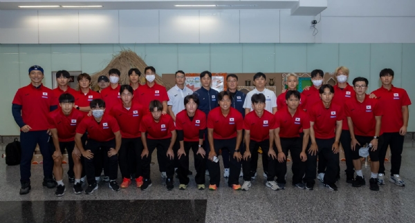South Korean men’s hockey team arrived at Mohali