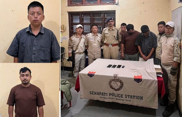 The image shared by Manipur Police.