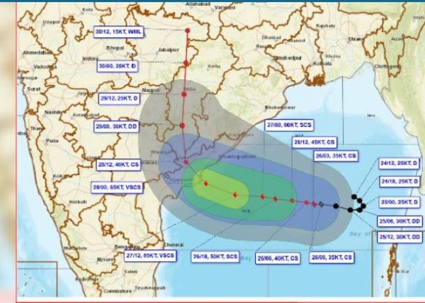 Cyclone Arnab 580 KM Away From Gopalpur Cyclone Arnab 580 KM Away From Gopalpur