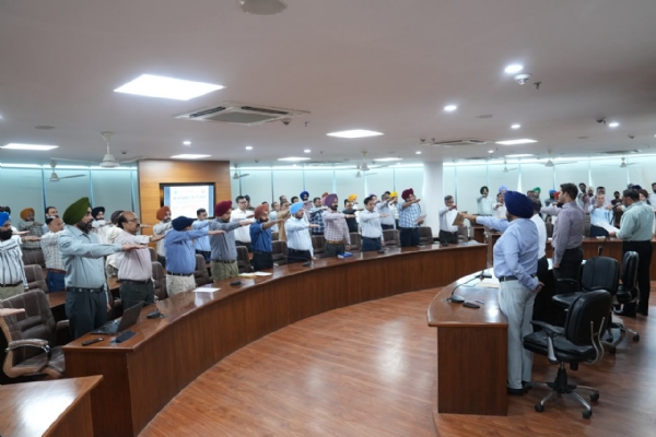 Punjab Vigilance Bureau personnel undertakes solemn pledge in a unified stand against corruption