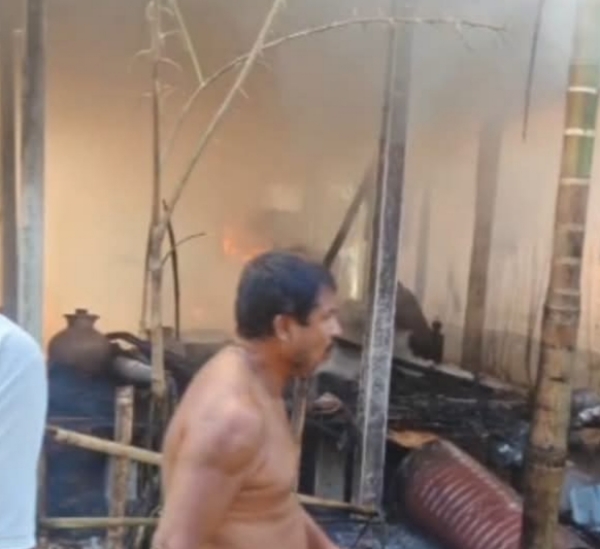 Image of the Gutted Houses.