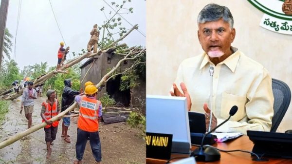 Andhra Pradesh CM urges central team to assess Cyclone Arnab damage