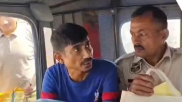 Image of the Accused Arrested With Over 4 Kg Of Ganja Near Lanka Railway Station.