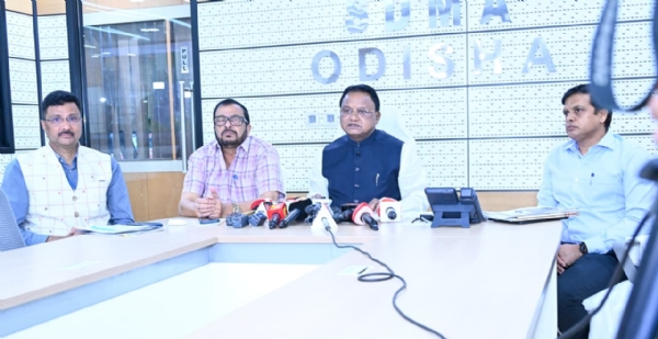 CM Mohan Majhi Speaking to the media after the review meeting