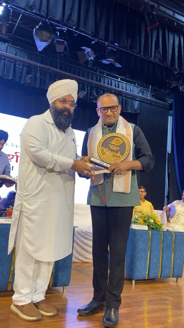 Gaurav Virendra Agrawal, Founder and CEO of Panacea People felicitated at event