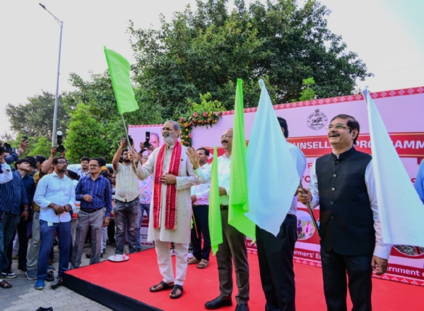 Deputy Chief Minister and Agriculture, Farmers’ Empowerment and Energy Minister Kanak Vardhan Singh Deo inaugurates Krushi Unnata Sahayogi Internship programme
