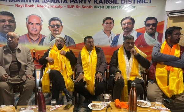 Former LAHDC Kargil CEC Joins BJP