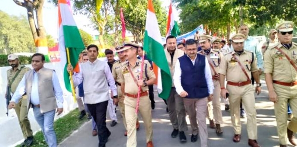 DISTRICT POLICE UDHAMPUR CELEBRATES RASHTRIYA EKTA DIWAS WITH EKTA PARADE AND UNITY MARCH