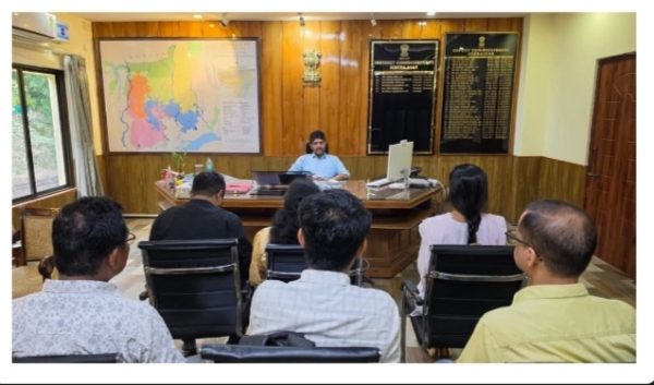 Image of the Kokrajhar DC Meeting After Bhutan GLOF Incident. Image of the Kokrajhar DC Meeting After Bhutan GLOF Incident.
