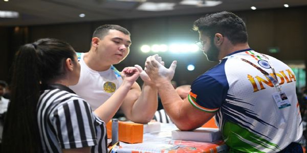 India Wins 20 Medals, Including Four Gold, at World Armwrestling Championships; Finishes Fourth