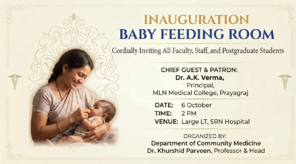 Two new baby feeding rooms have been constructed on the SRN Hospital campus