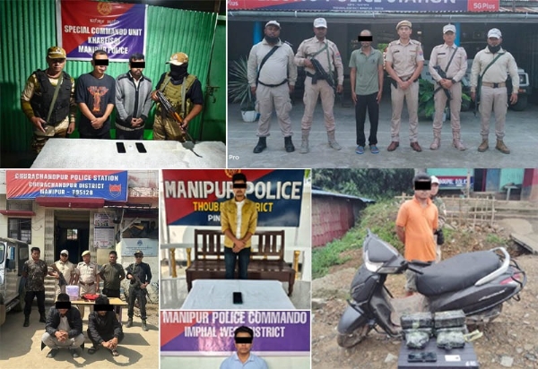 The images Shared by Manipur Police.