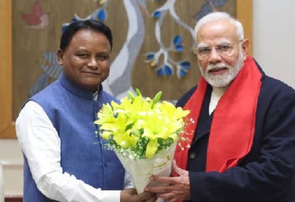 CM Mohan Majhi with PM Narendra Modi (File Photo)