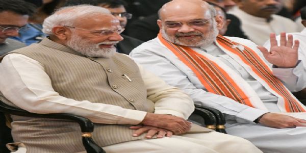 PM Modi Completes 25 Years in Public Service; Amit Shah, Sikkim CM Tamang Extend Greetings
