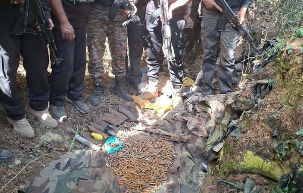 Terrorist Hideout Busted In J&K’s Kupwara; AK-47, Grenades, Ammo Recovered