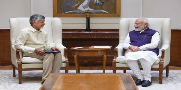 Chandrababu Naidu seeks Centre's financial assistance for 2027 Godavari Pushkarams