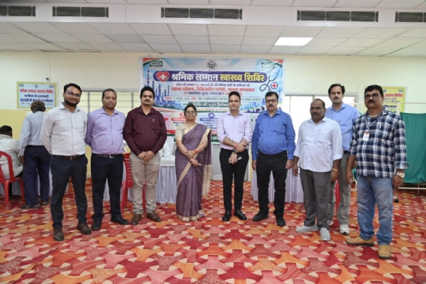 Shramik Samman Health Camp organized at IFFCO Phulpur unit
