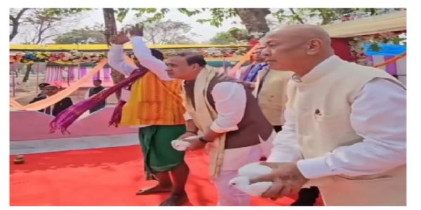 Assam CM Attends Historic Kherai Puja in Gossaigaon, Announces ₹50 Crore Grant