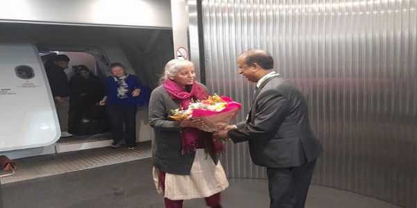 Sitharaman Lands in Munich for Pivotal Security Conference Engagements