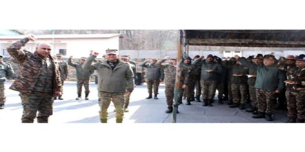 Lt Gen Pratik Sharma reviews logistics preparedness in Kashmir