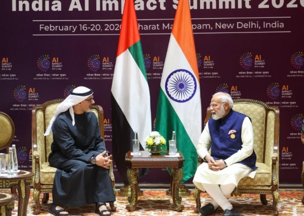 PM Modi Meets Abu Dhabi Crown Prince at AI Summit