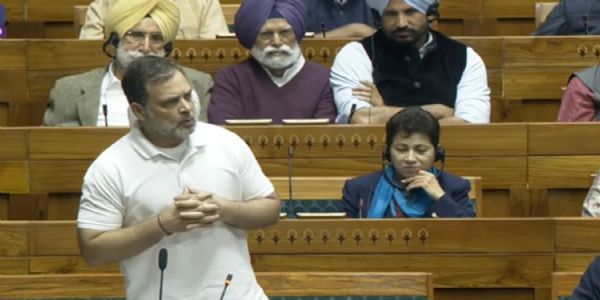 Lok Sabha Adjourned Twice in Rahul Gandhi-Rajnath Singh Clash Over Ladakh Memoir
