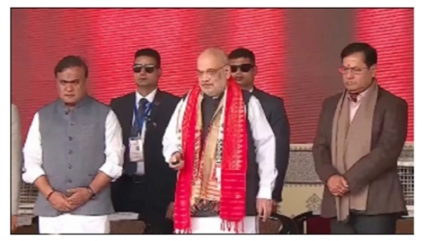 Union Home minister Amit Shah in Dibrugarh. Union Home minister Amit Shah in Dibrugarh.
