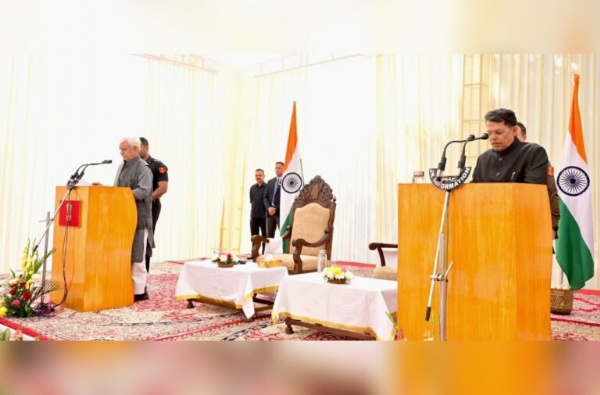 Shantmanu Takes Oath As Jammu And Kashmir State Election Commissioner Shantmanu Takes Oath As Jammu And Kashmir State Election Commissioner