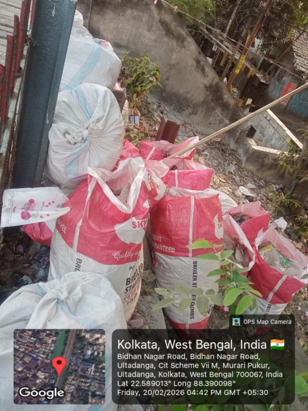 Accumulated garbage Accumulated garbage