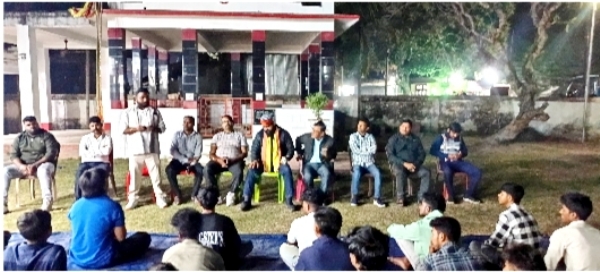 Image of the 31-Member New Unit of Bajrang Dal Constituted at Shakti Ashram. Image of the 31-Member New Unit of Bajrang Dal Constituted at Shakti Ashram.