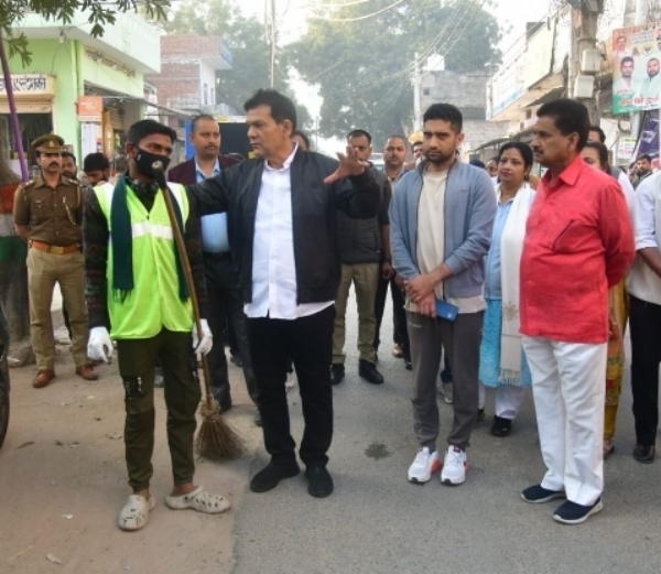 Minister AK Sharma embarks on inspection spree Minister AK Sharma embarks on inspection spree