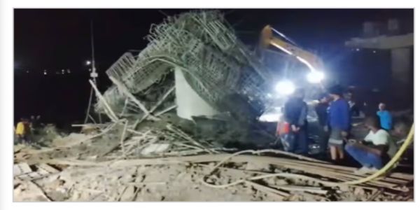 NH-27 Bridge Under Construction Caves In at Dima Hasao, Worker Suffers Minor Injury