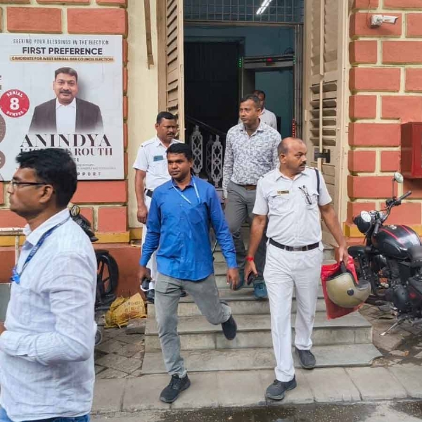 The scene at Bankshall Court