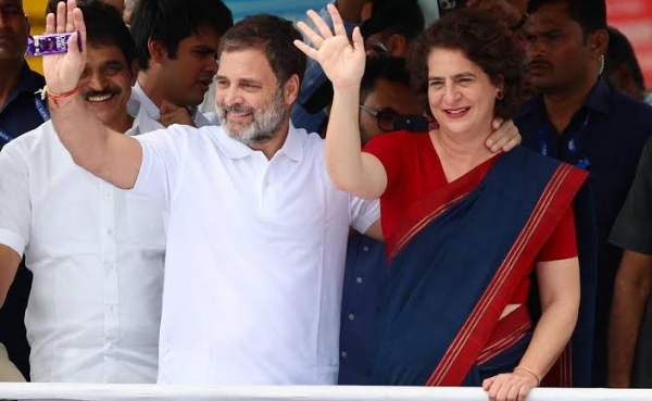 Rahul and Priyanka