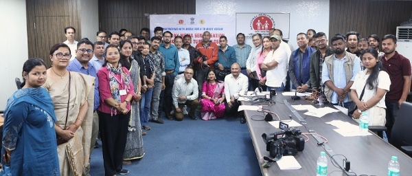 Photo Caption: Media personnel and officials of NHM Assam present at the one-day media sensitization workshop held at the NHM Conference Hall in Guwahati. Photo Caption: Media personnel and officials of NHM Assam present at the one-day media sensitization workshop held at the NHM Conference Hall in Guwahati.