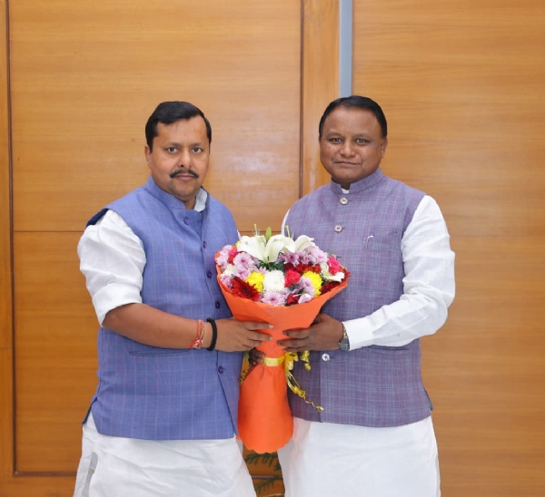 CM Mohan Majhi Meets BJP President Nitin Nabin