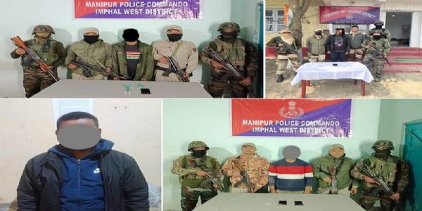 Four PREPAK (Pro) Rebels Arrested in Separate Operations in Manipur