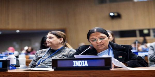 Savitri Thakur at UN: India