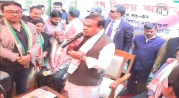 Assam CM Dr Himanta Biswa Sarma Launching ‘Booth Vijay Abhiyan’ in Guwahati.
