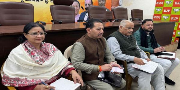 Koul reviews party programmes ahead of Samarpan Diwas