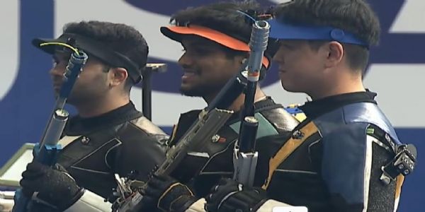 Rudranksh Patil Clinches Gold, Babuta Bags Silver in 10m Air Rifle Thriller at Asian Championships