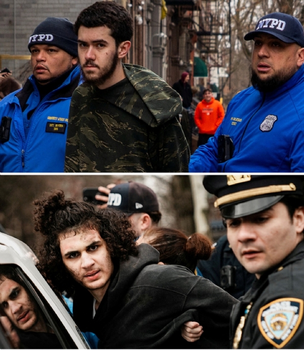 Ibrahim Kayumi (top) and Emir Balat (bottom) and an IED which failed to detonate. Ibrahim Kayumi (top) and Emir Balat (bottom) and an IED which failed to detonate.