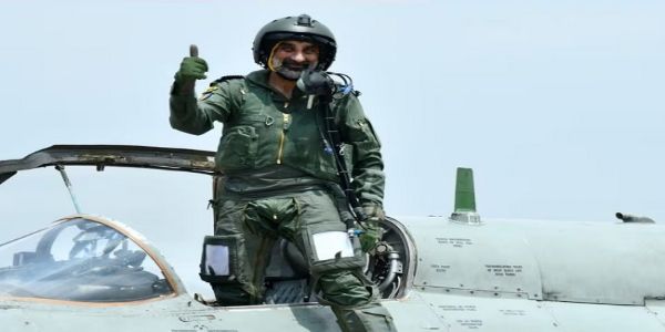 IAF Chief Soars Solo in MiG-29 UPG from Frontline Base